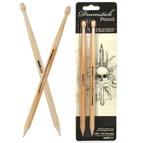 FREE*❤️Big Drumstick Shaped Pencils Play At Work Moko Suck UK Crayons Baguettes - Picture 1 of 9